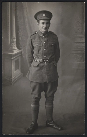 Edward Stuart Bibby in military uniform