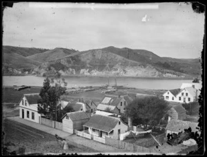 Wanganui, with buildings near the river