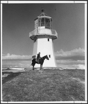 Pencarrow lighthouse, Wellington heads, New Zealand