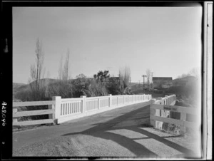 Bridge over Upokongaro Stream, Upokongaro, near Wanganui - Photograph taken by W Walker