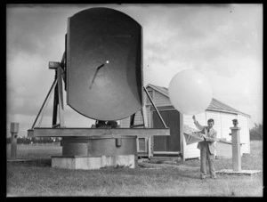 Radar ear and balloon, Whenuapai
