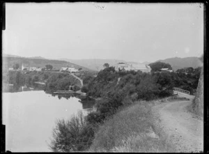 Settlement of Upokongaro, on the banks of the Whanganui River