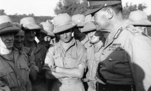 General Freyberg with New Zealand Soldiers