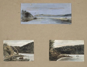 Pearse, John 1808-1882 :Porirua Harbour. [Between 1852 and 1856]
