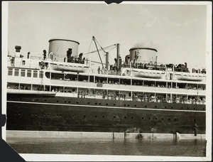 View of the liner `Wanganella'