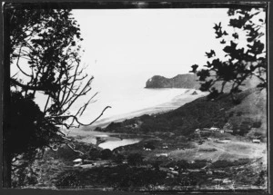 View of Piha looking north