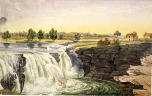 [Smith, William Mein], 1799-1869 :Part of the falls of the Grand Chaudiere, Ottawa. [Between 1822 and 1828].
