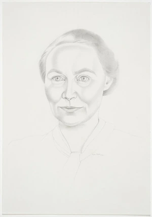 Angus, Rita, 1907-1970 :Portrait of Tilli Frankel. [19]39.