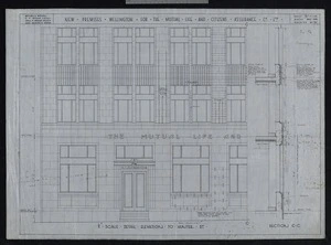 Mitchell & Mitchell (Firm): New premises Wellington for The Mutual Life and Citizens Assurance Co. Ltd. Drawing no.21
