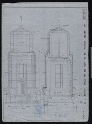 Mitchell & Mitchell (Firm): New premises Wellington for The Mutual Life and Citizens Assurance Co. Ltd. Drawing no.24