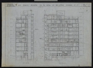 Mitchell & Mitchell (Firm): New premises in Wellington for The Mutual Life and Citizens Assurance Co. Ltd. Drawing no.6