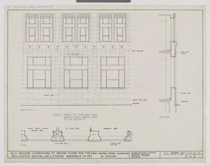 Mitchell & Mitchell (Firm): Alterations to Ground Floor for the Mutual Life and Citizens Assurance Co. Ltd. Drawing no.R91/d