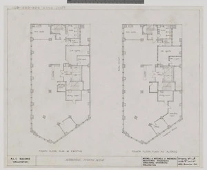 Mitchell & Mitchell (Firm): Alterations Fourth Floor. Drawing no.132/d