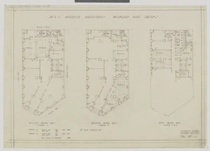 Mitchell & Mitchell (Firm): M.L.C. Building Wellington. Proposed raid shelters.
