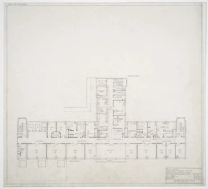 Haughton & Mair, architects :Seddon Block, Wellington Hospital, for the Wellington Hospital Board. Revised first floor plan. September 1963