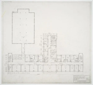 Haughton & Mair, architects :Seddon Block, Wellington Hospital, for the Wellington Hospital Board. Revised third floor plan. September 1963
