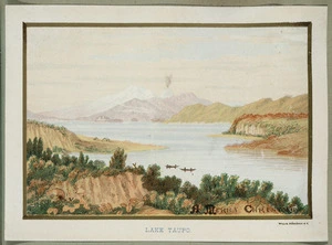 Willis, Archibald Duddington (Firm) :Lake Taupo. A merry Christmas. Wanganui ; A.D. Willis, [ca. 1886].