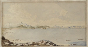 [Hochstetter, Ferdinand von] 1829-1884 :[Taupo Lake. ca 1867?]