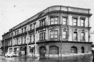 The former Hotel Cecil, on the corner of Lambton Quay and Mulgrave Street, Wellington