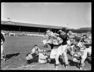 Wellington B versus Manawatu rugby game