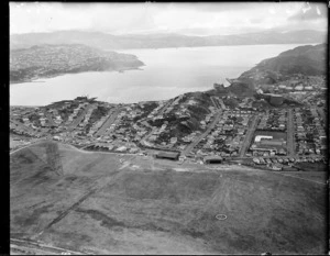 Aerial view of Rongotai and Evans Bay, Wellington