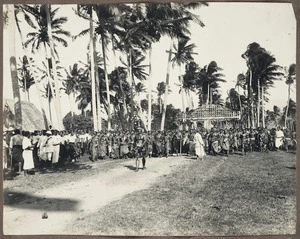 A gathering of Samoans, Mulinu'u, Apia, Samoa