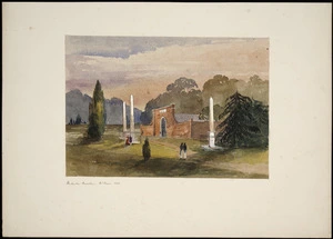 [Fox, William] 1812-1893 :Washington's Mausoleum. Mt Vernon. 1853