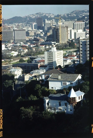 View over Thorndon and the city, Wellington