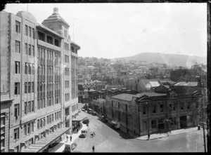 Mercer Street and The Dominion Building, Wellington