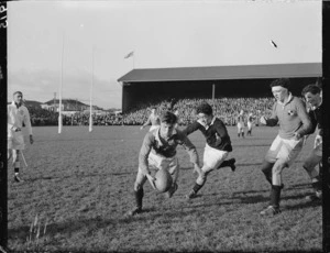 British Isles versus Wellington rugby game
