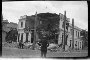 AMP building, Napier, damaged by the 1931 Hawkes Bay earthquake