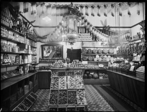 Greengrocery shop interior