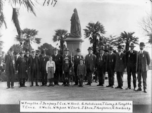 Veterans of the 18th Royal Irish Regiment, Albert Park, Auckland