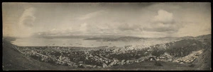 Vaniman, Melvin R, 1867-1912 :[Wellington from the Tinakori Hills]