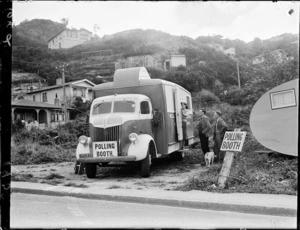 Library van polling booth