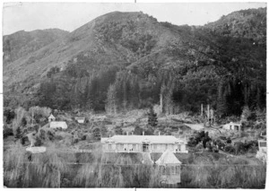 Mount Te Aroha, including the Cadman thermal bathhouse