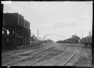 Huntly Railway Station and railway yards