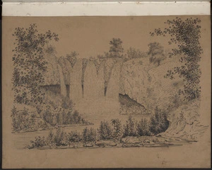 Illustraton of Kerikeri Falls