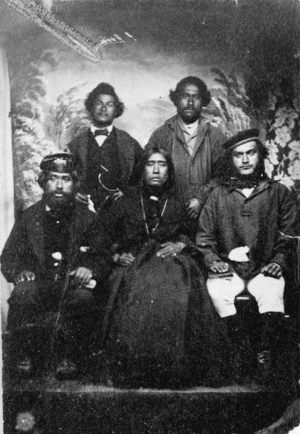 [Photographer unknown] :Stewarts Isle natives. [1860s?]