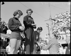 Winners of a swimming or diving event, 1950 British Empire Games, Auckland