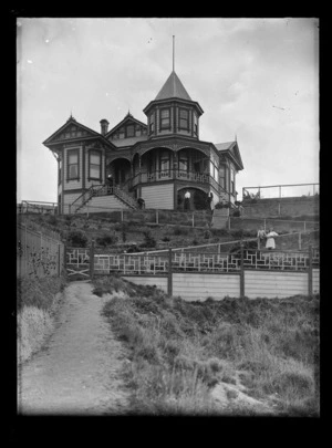 Large two-storied house, Wellington