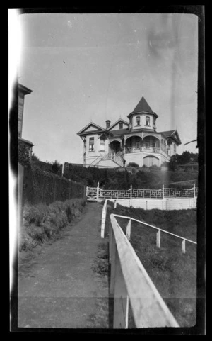 Large two-storied house, Wellington