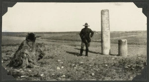 Boundary posts at Rafah, Egypt