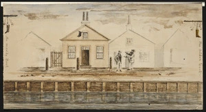 Pearse, John, 1808-1882 :Lambton Quay, Wellington. The Mouldy Boot. The Golden Boot. [1852?]