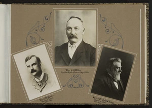 Page with photographs of three Ministers of Labour