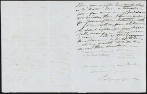 Second page of letter from Charles Gascoigne to McLean