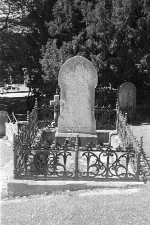 The grave of the Lang, and the Mangin families, plot 59.R, Sydney Street Cemetery.