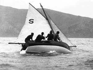 Southland X-class yacht Murihiku, Evans Bay, Wellington