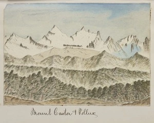 Douglas, Charles Edward, 1840-1916 :Mount Castor & Pollux. [1870-1900].