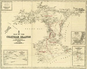 New Zealand. Department of Lands and Survey :Map of the Chatham Islands [map with ms annotations]. 1909